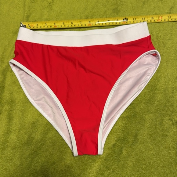 Blooming Jelly Sexy High Waisted Comfy Bikini Sz Large Cherry Red Tik Tok Shop - Picture 3 of 9